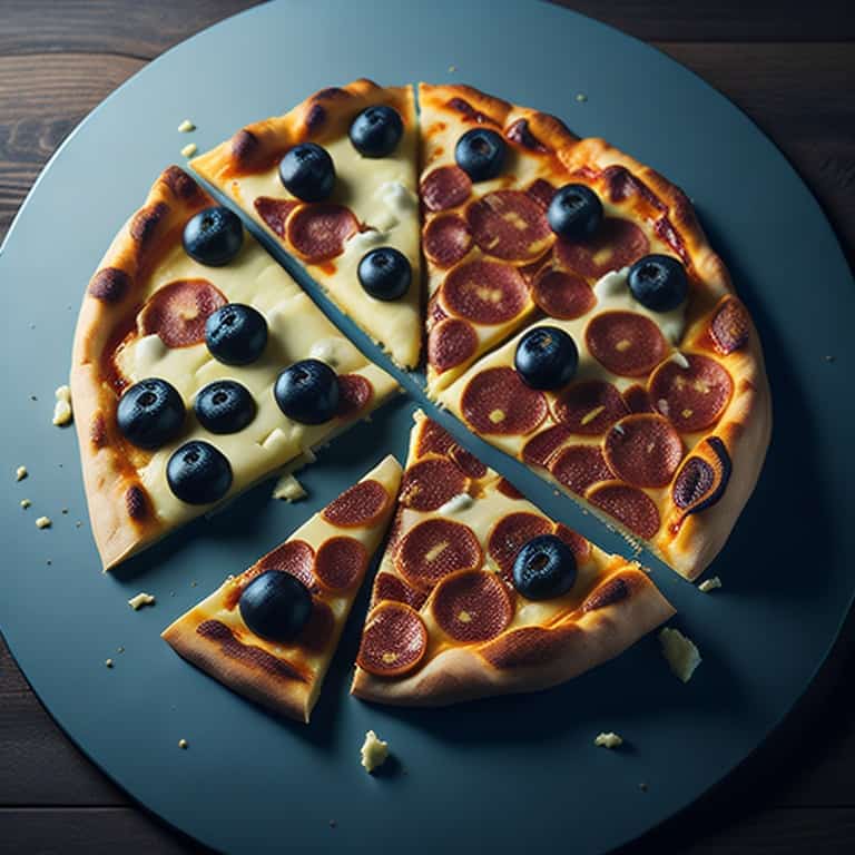 Leonardo Diffusion Create an image of a freshly baked pizza wi 0