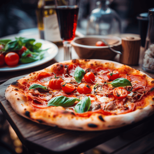 Is pizza a street food in Italy